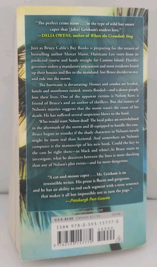 Camino Winds : A Novel by John Grisham (2021, Us-Tall Rack Paperback)