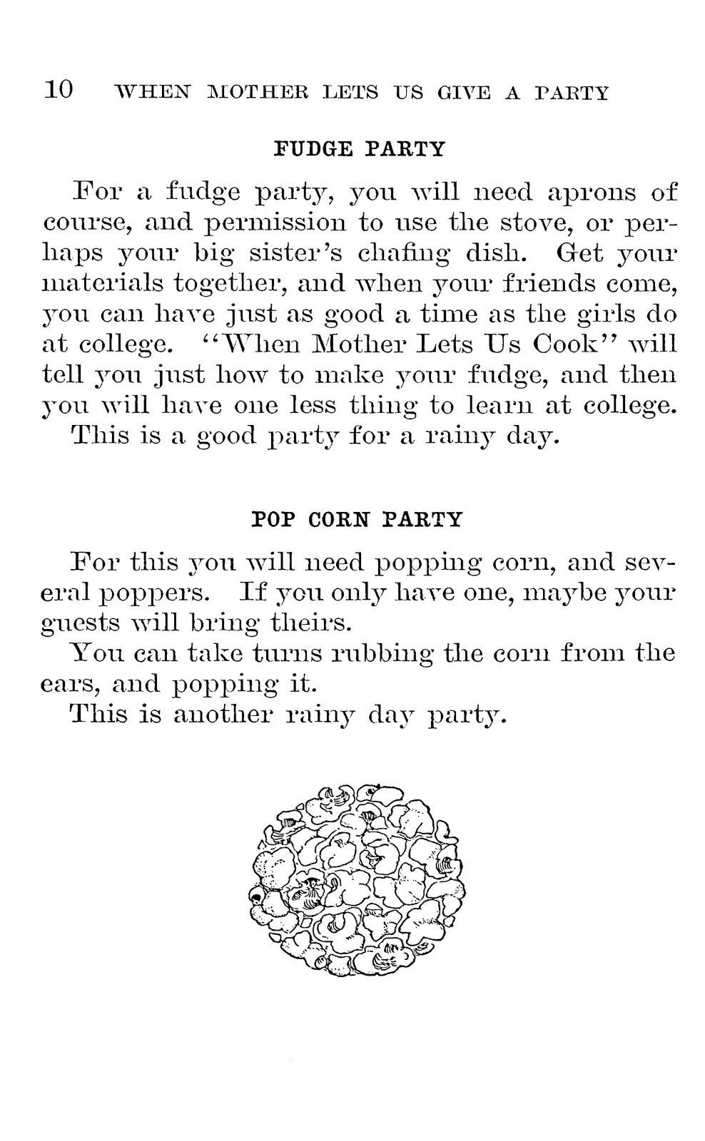 When Mother Lets Us Give A Party „1909“ 104 Pages