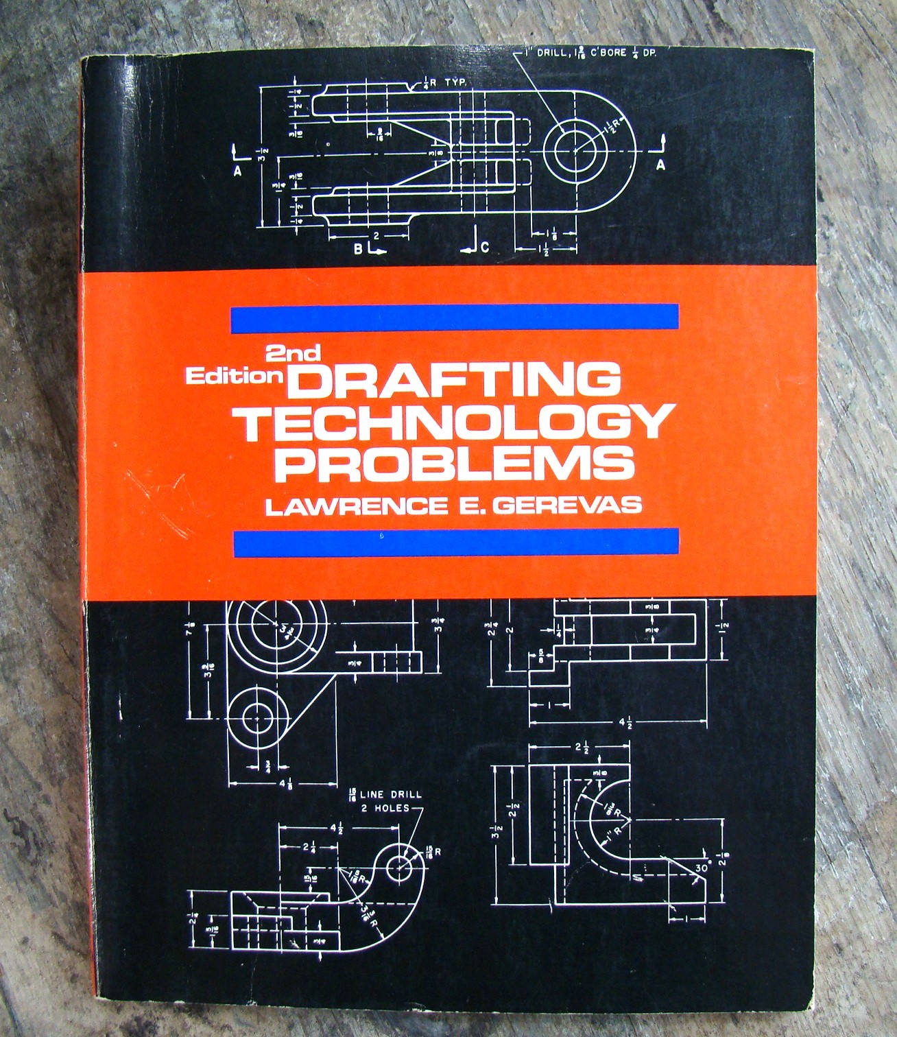 Drafting Technology Problems 📐1981 PB 2nd Ed✏️ Gerevas Mechanical Drawing STEM