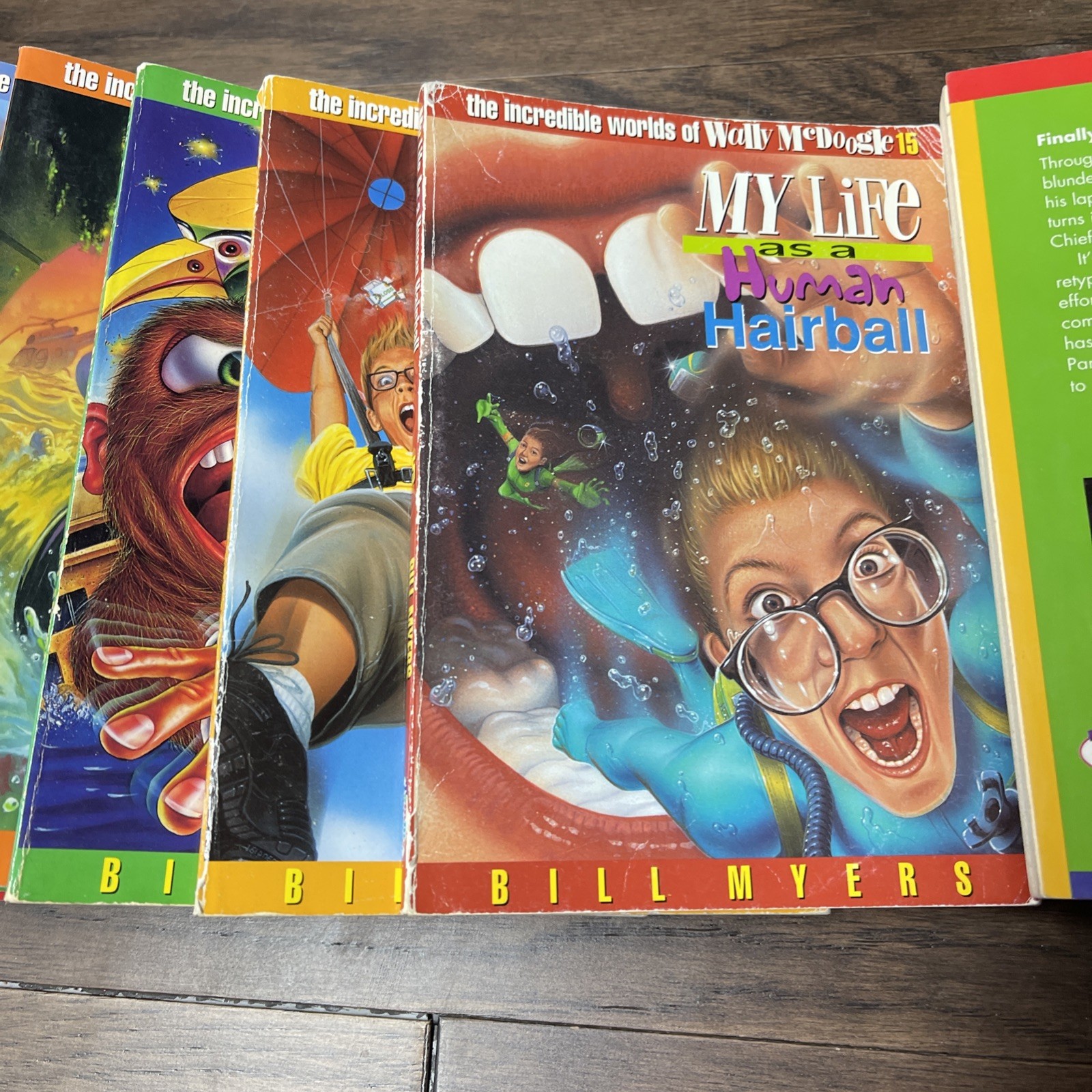 MY LIFE AS A * LOT OF 15 BOOKS by BILL MYERS Kids Novels Fiction Paperback Set