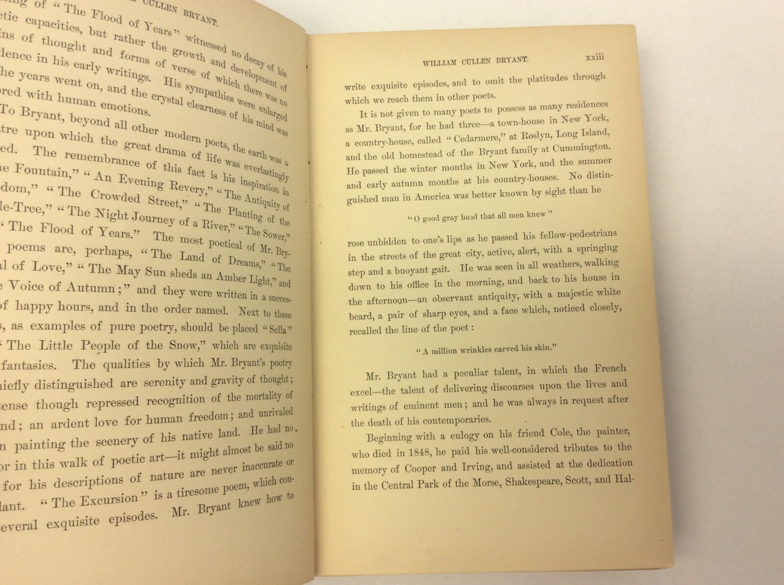 1896 Bryants Poems Household Edition Illustrated D Appleton & Co Hardcover Book