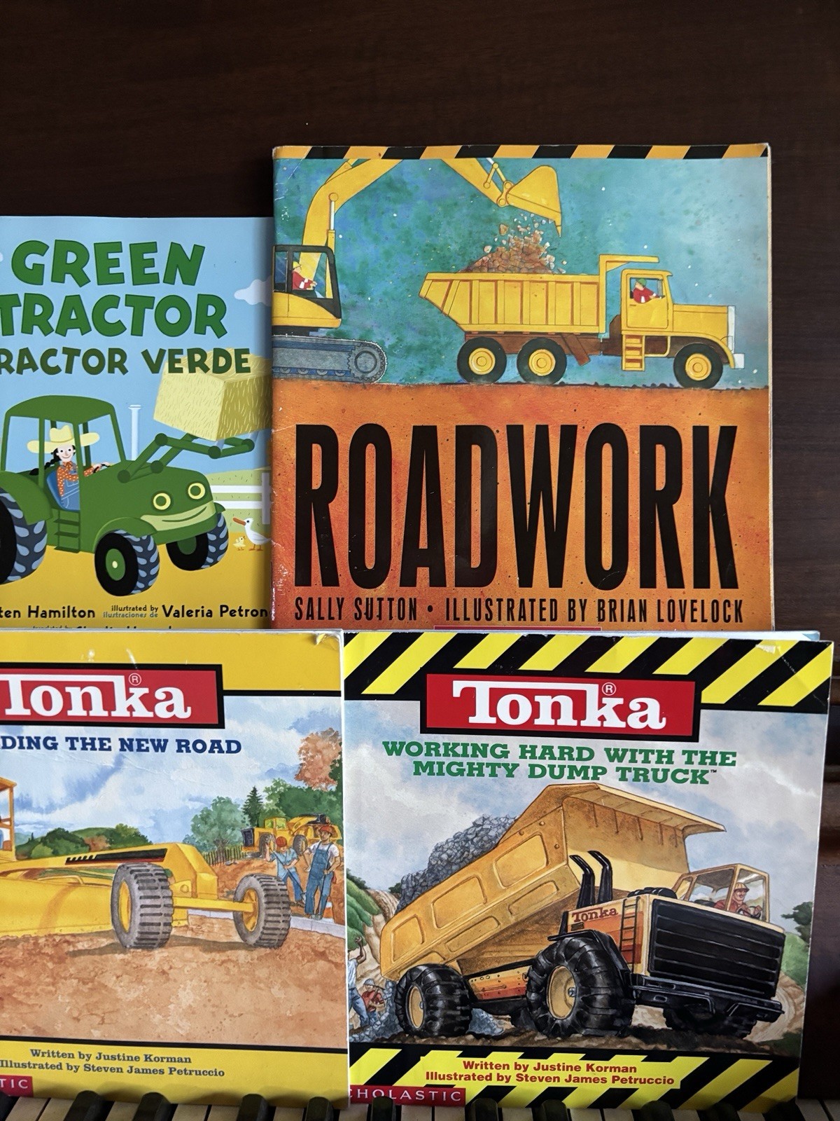 Tractors Trucks Construction Vehicles Lot 10 Kids Books Tonka John Deere