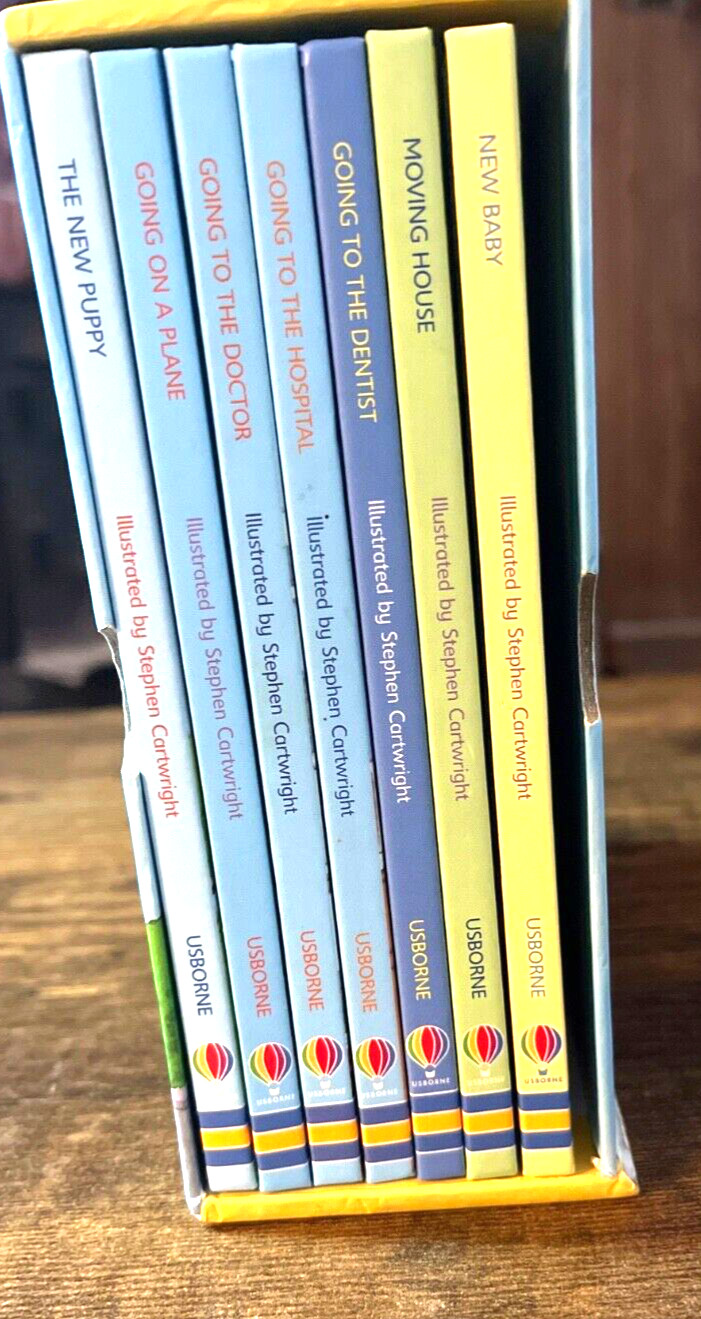 The Usborne First Experiences Collection Box 7 Books (1 missing) HB Good HM87