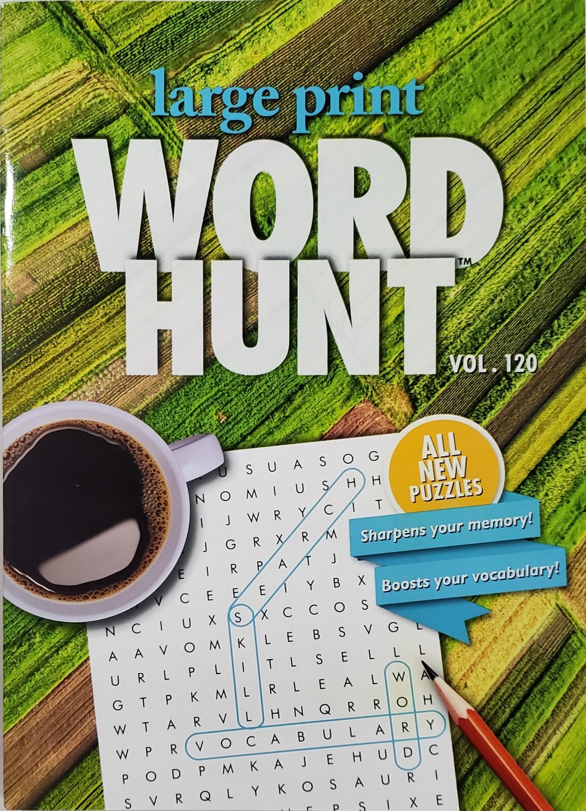 PAPP Large Print Word Hunt Puzzle Books, Largest Selection of Volumes, You Pick!