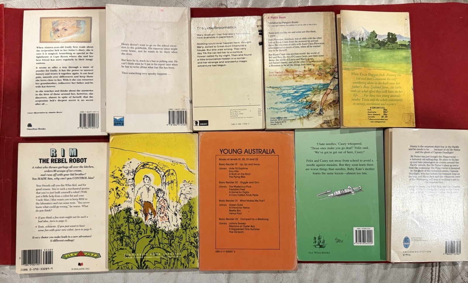 Mixed Lot Mixed Authors Teenage Vintage Retro Books Bulk Lot x 10 (Lot 1174)