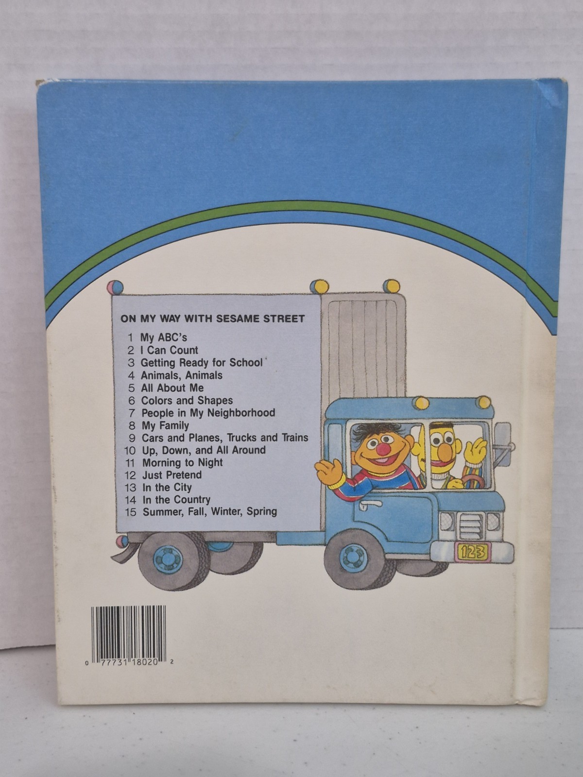 On My Way with Sesame Street Volumes 2 & 3 Vintage Book Set Jim Henson 1989
