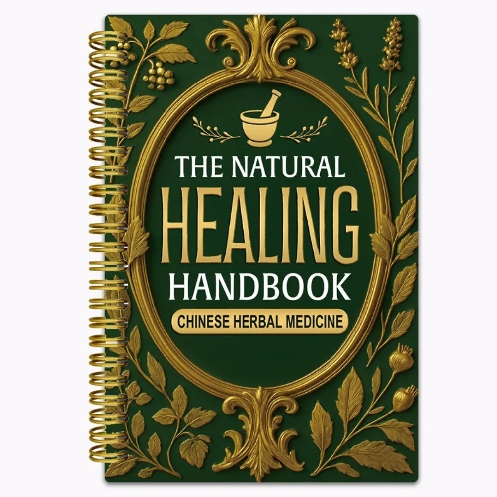 The Natural Healing Handbook, Spiral-Bound Guide For Herbal Remedies And Natural