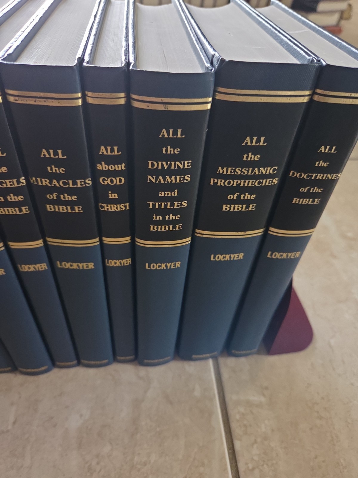 All Of The Bible Series by Herbert Lockyer (20 Volume Set) Zondervan Hardcover