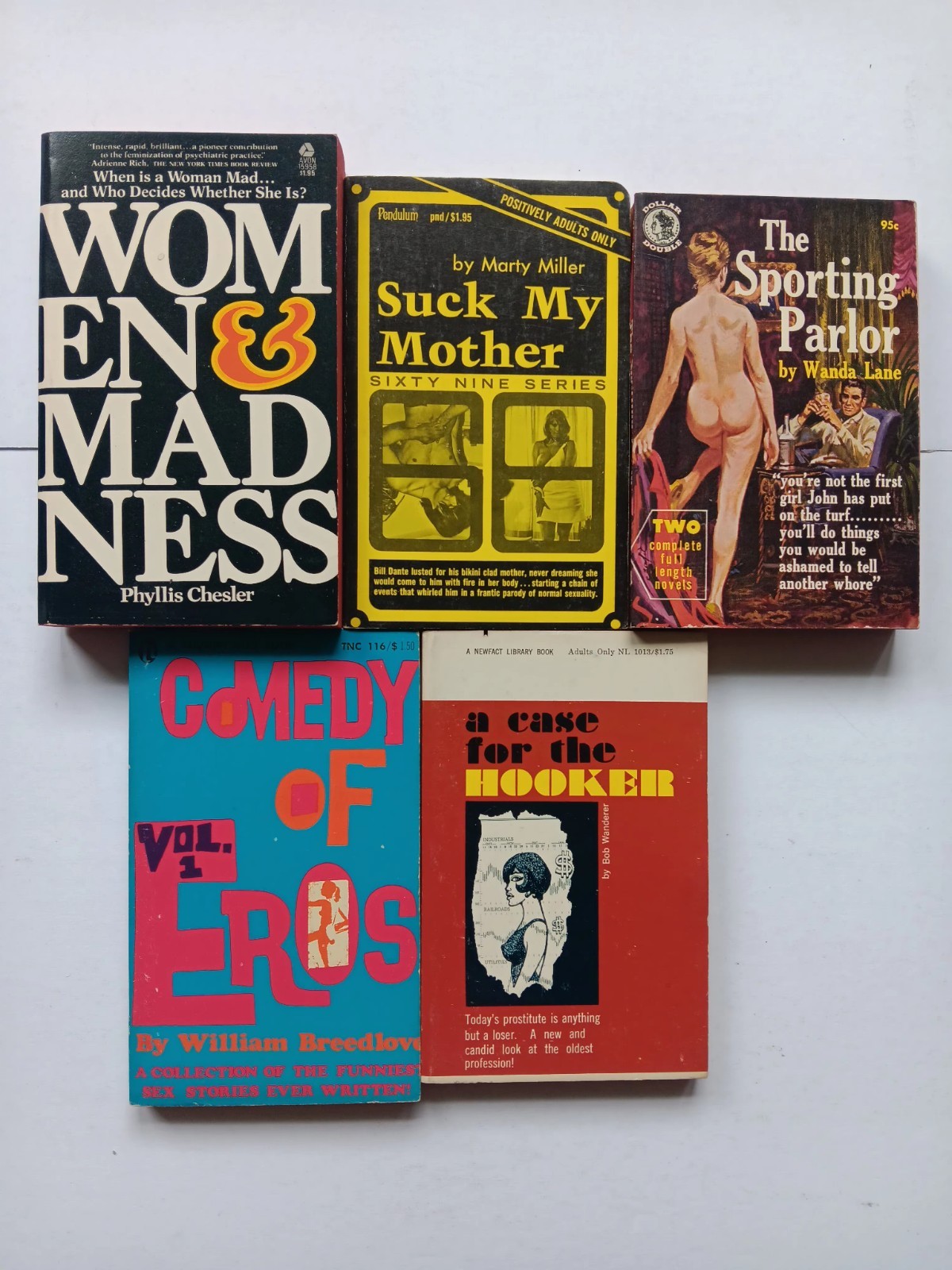 LOT of 17 VINTAGE ROMANCE EROTIC PAPERBACKS BOOKS 1960’S – 70’S RARE Set # 2