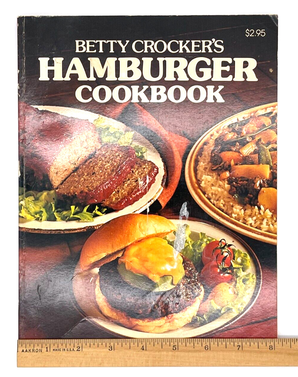 Betty Crocker Hamburger Cookbook Vintage 1977-72 pages Golden- See Video