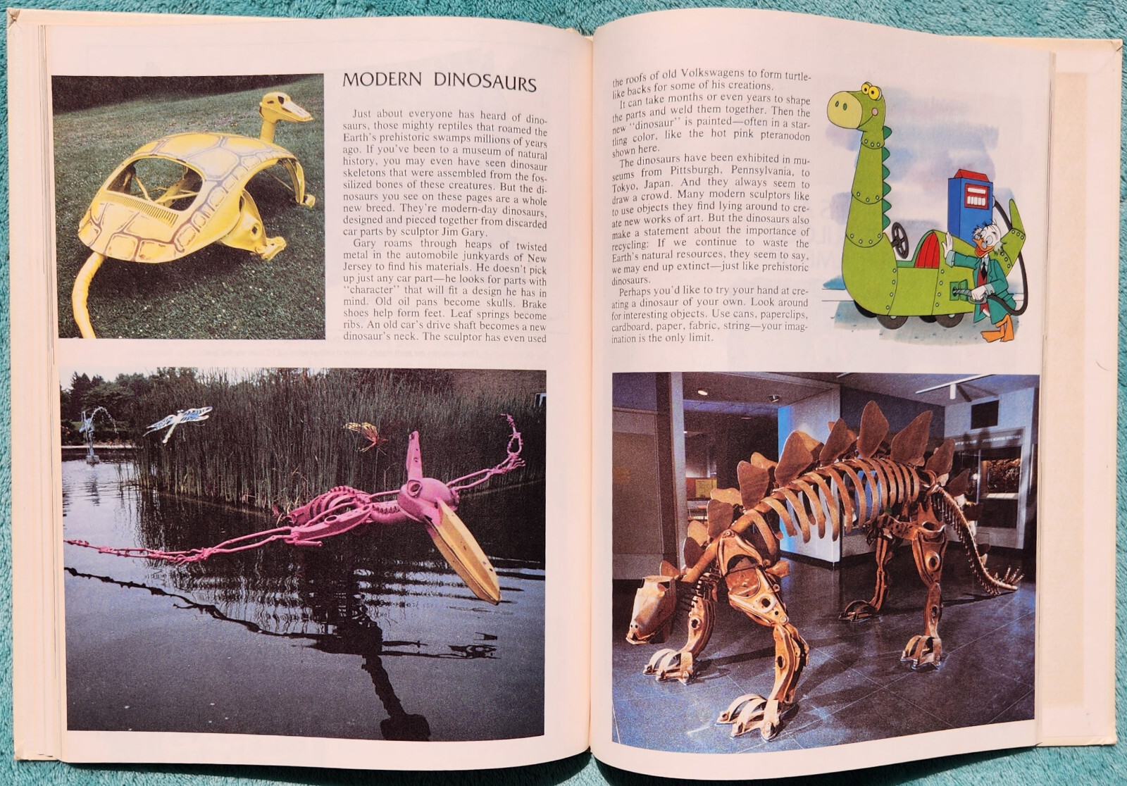 Disney’s Wonderful World Of Knowledge 1985 Yearbook Hardcover 124 Pages