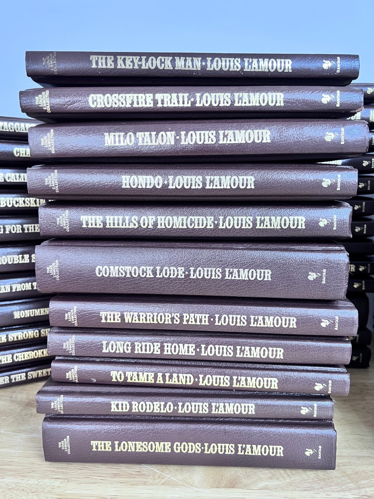 Louis L’Amour Leatherette Hardcover Books (Sold Individually) Read description!!
