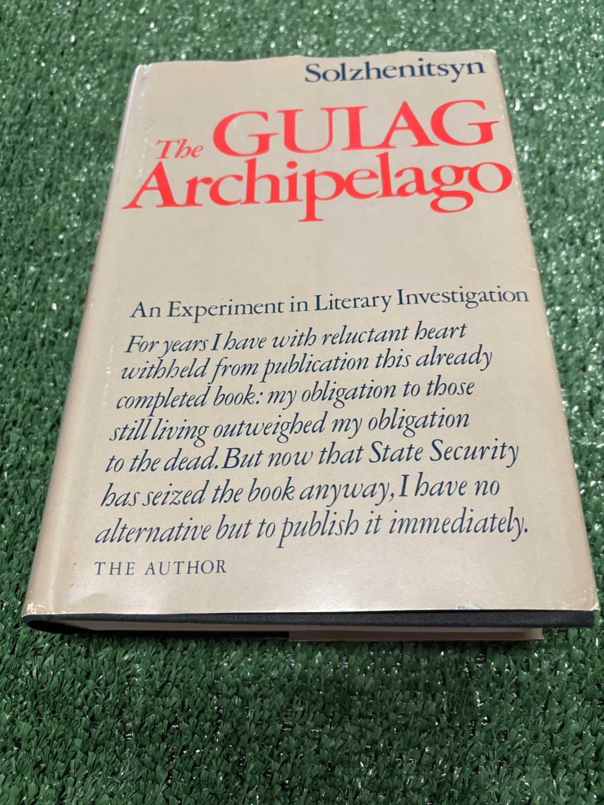 Gulag Archipelago, 1918-1956 : An Experiment in Literary Investigation by…