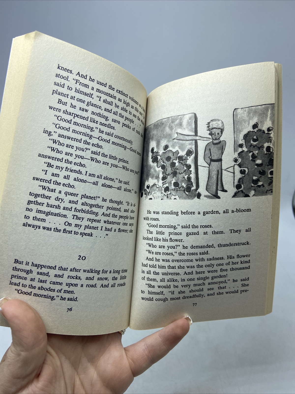 The Little Prince By Antoine de Saint Exupery Vintage Paperback 1943/1971