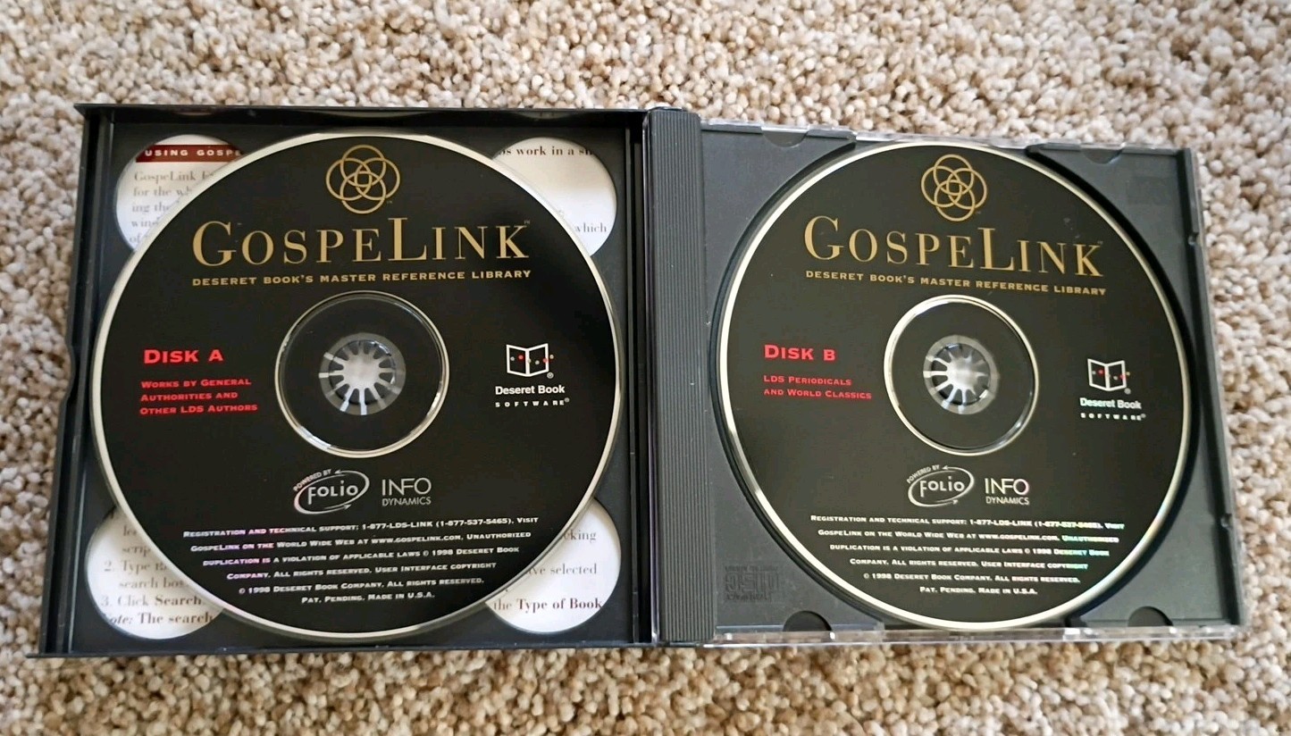 GOSPELINK Desert Book’s Master Reference Library CD-ROM LDS Mormon