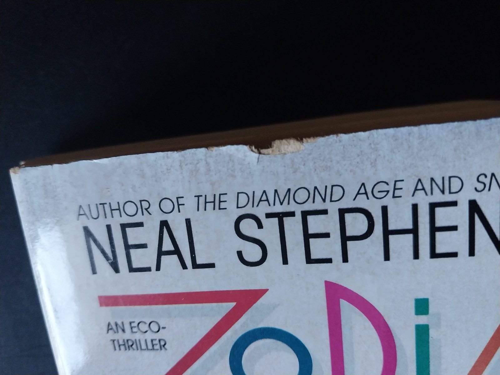 Neal Stephenson – Zodiac – Bantam Edition First Printing 1995