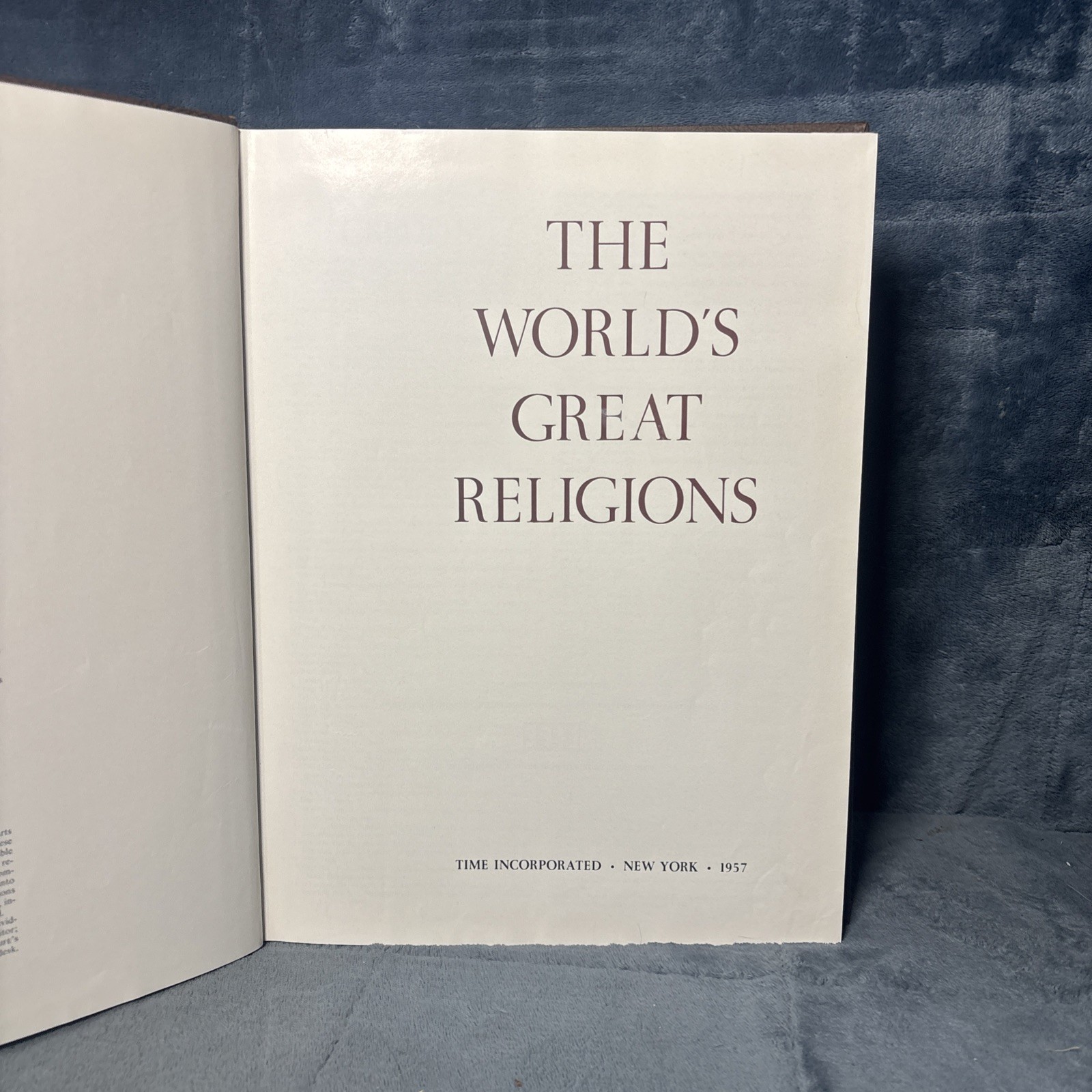 Vtg 1957 Book LIFE „The World’s Great Religions“ Time Incorporated