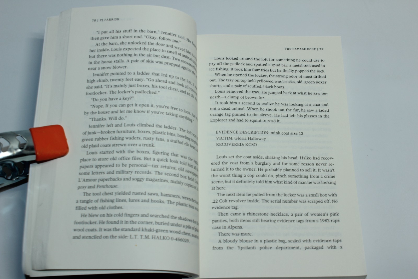 The Damage Done : A Louis Kincaid Thriller by P. J. Parrish (2018) SIGNED