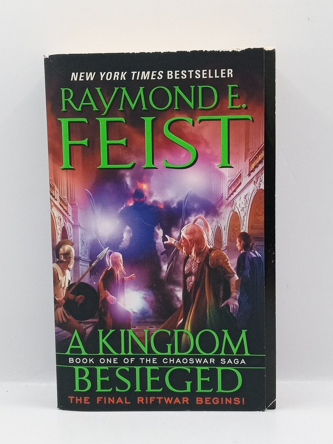 9 Book Fantasy Lot Raymond Feist Terry Pratchett Orson S. Card Chaos War Series