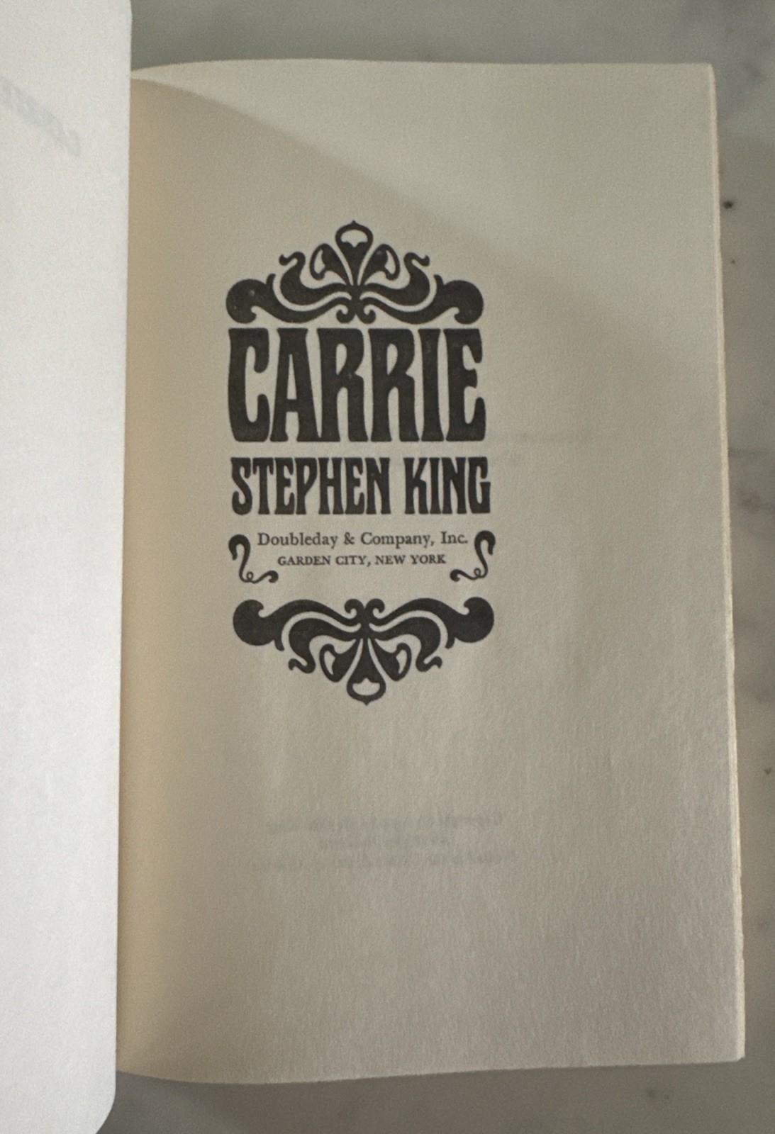 Carrie by Stephen King (Hardcover, Book Club Edition, 1974)