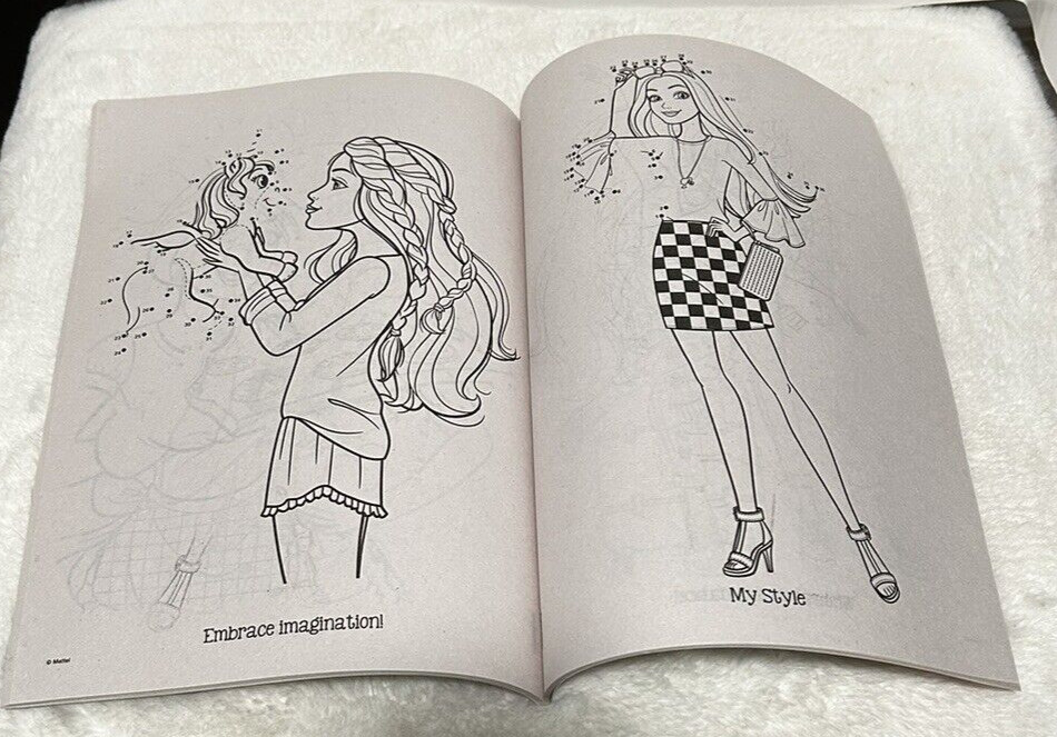 Barbie FunTivity Dot-to-Dot – Strong Bond – 80 Pages of Connecting Fun! NEW