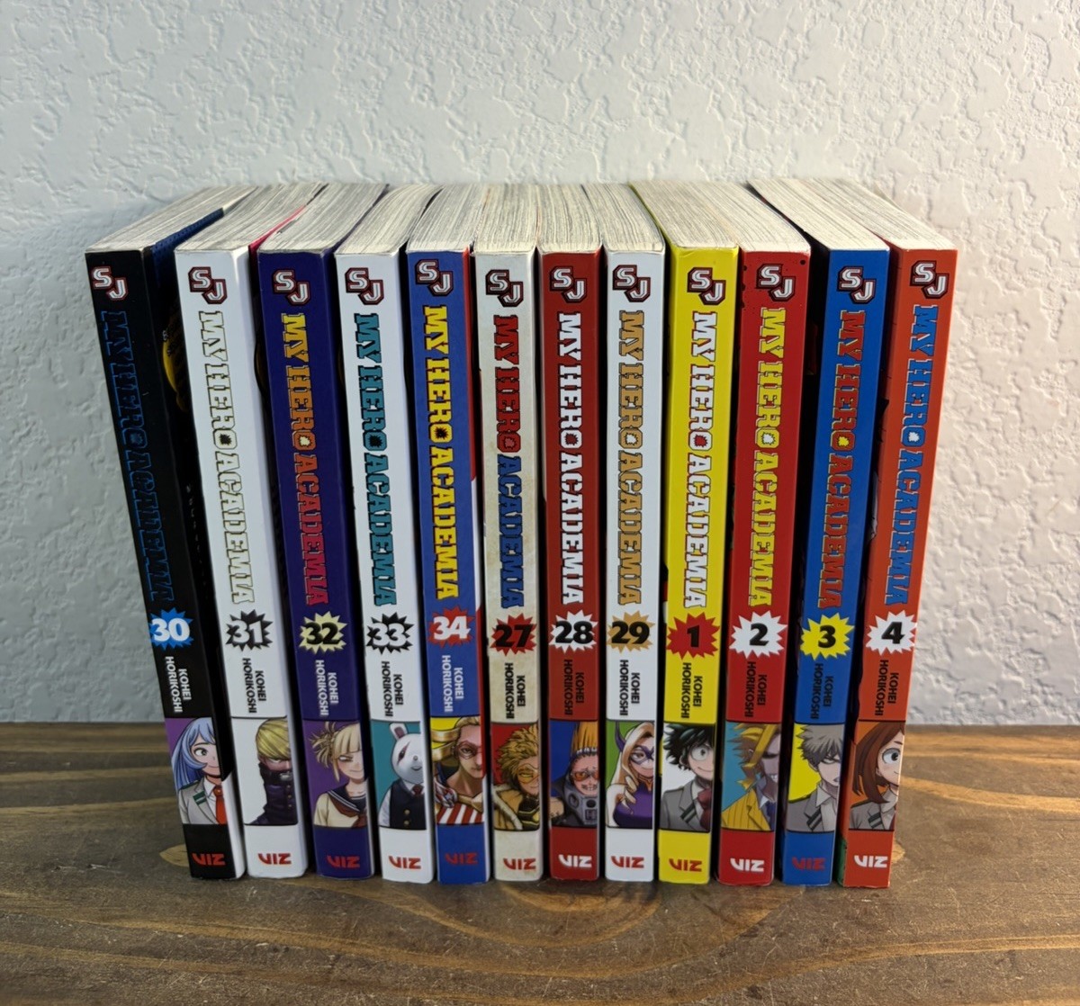 My Hero Academia Manga Anime 12 Book Lot Volumes 1-4, 27-34 Kohei Horikoshi Used