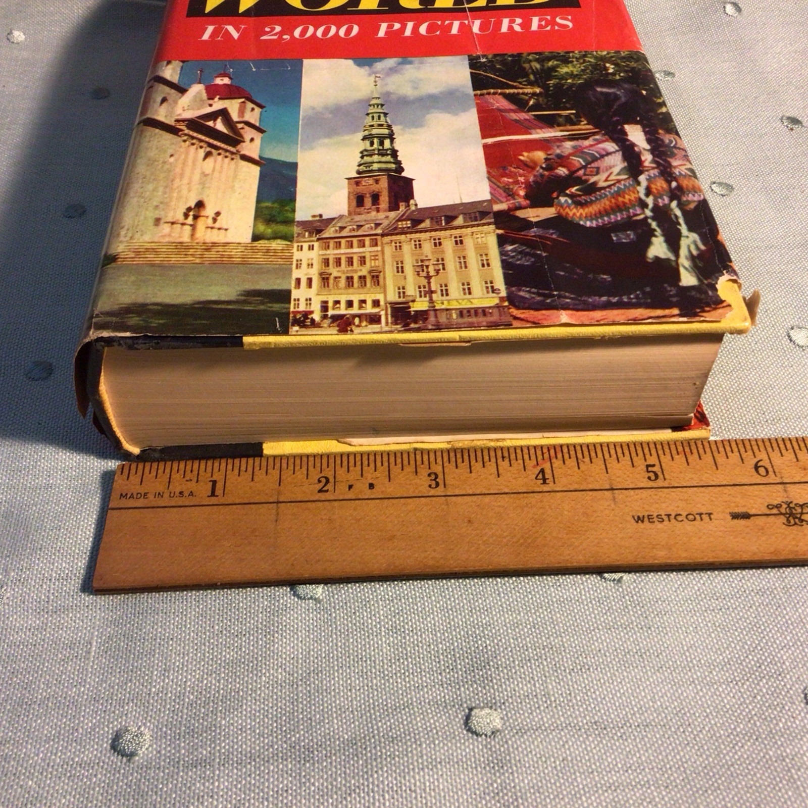 Around The World In 2000 Pictures 1956 Doubleday Hardcover 768 Pages