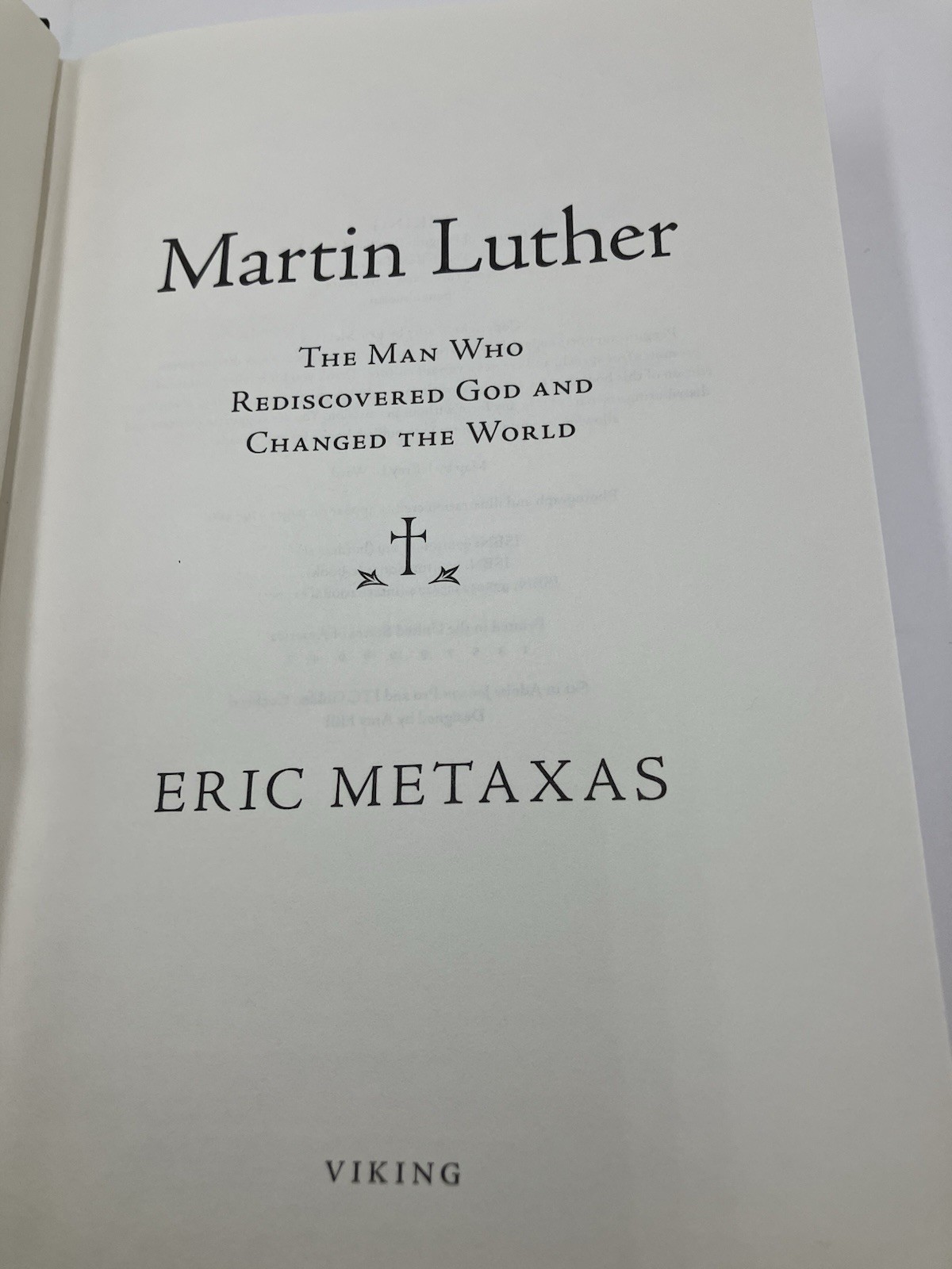 Lot of 2 Books on Martin Luther Life and Teachings PB HC DJ Metaxas Lutheran