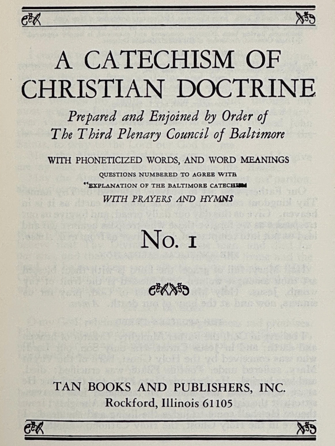 1977 TAN Baltimore Catechism No. 1 & 2. VINTAGE PB VG SET