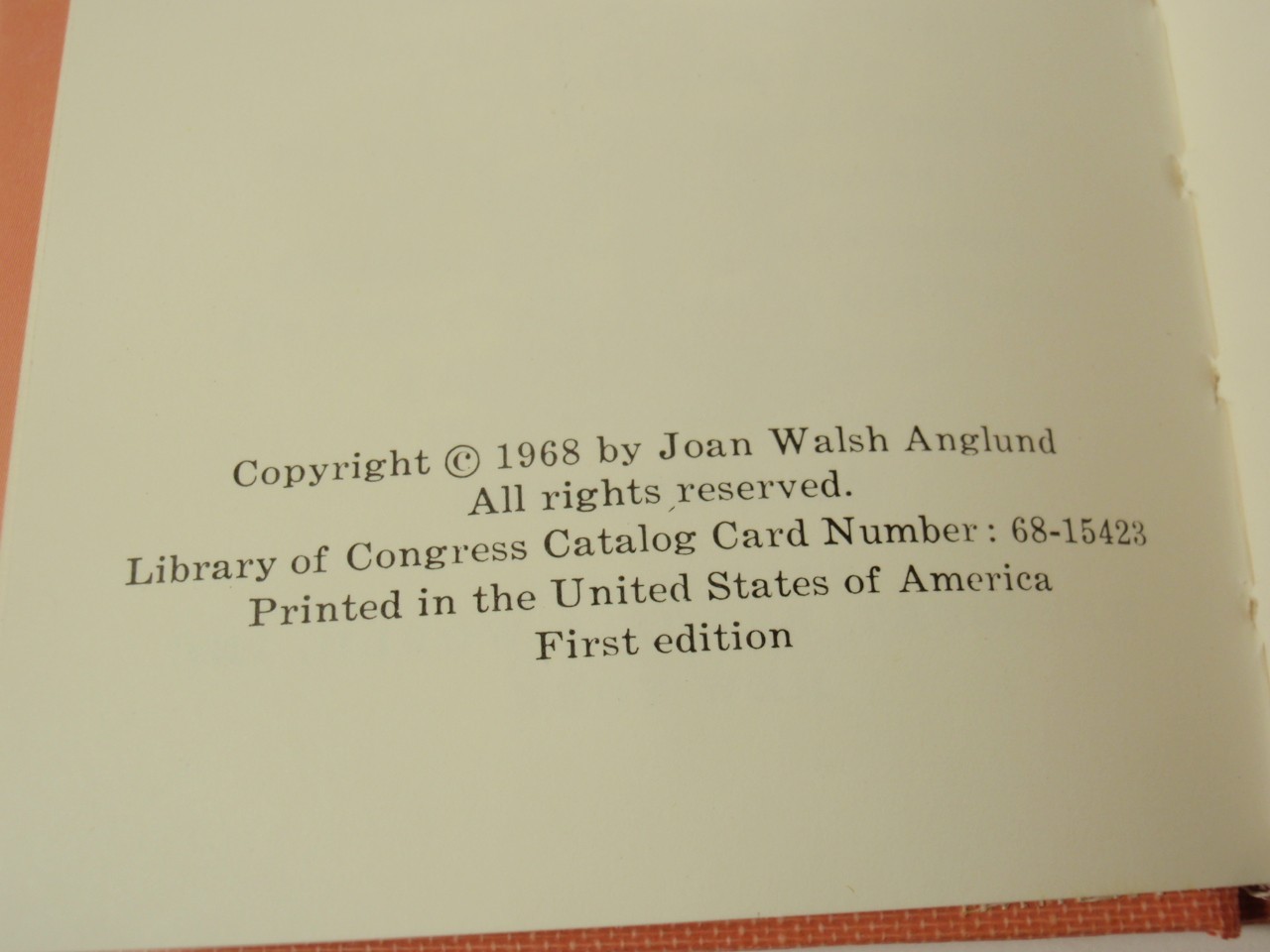Vtg 1968 1st Edition A Is For Always ABC Miniature Book by Joan Walsh Anglund
