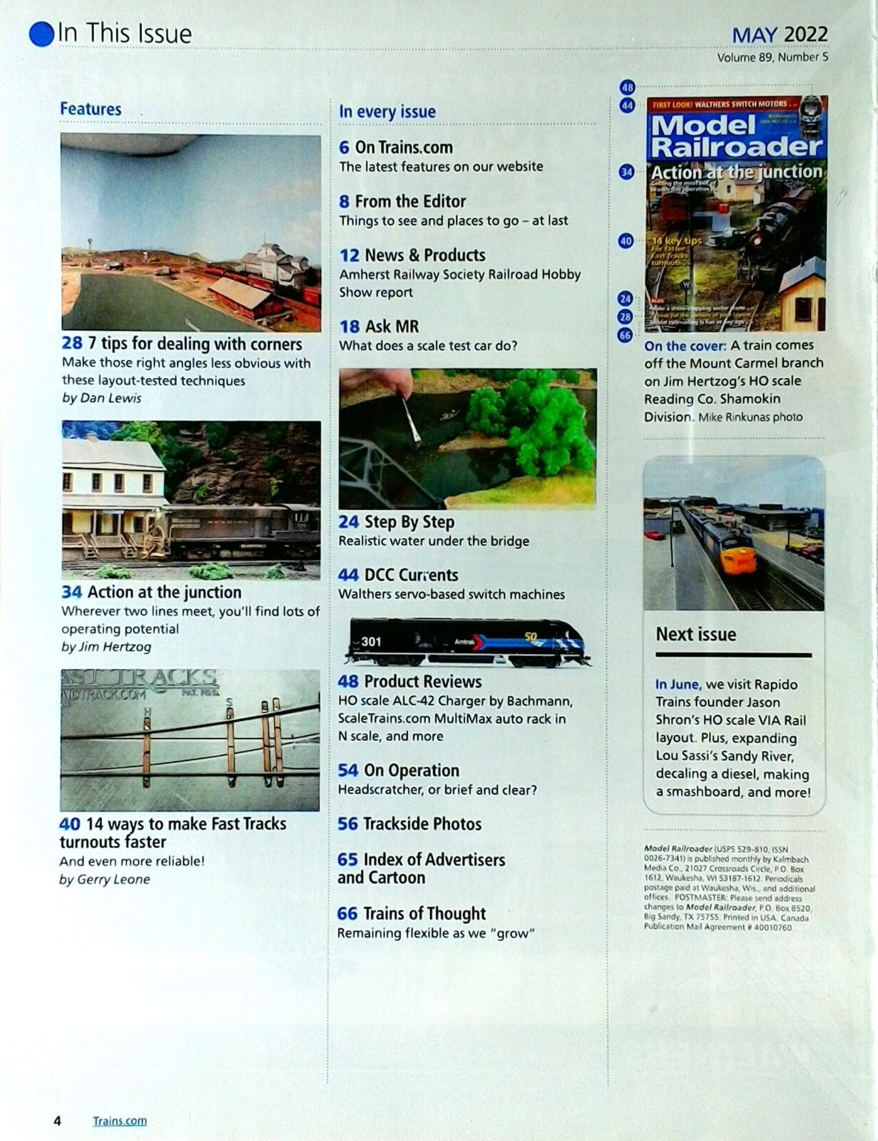 Model Railroader 2022 May