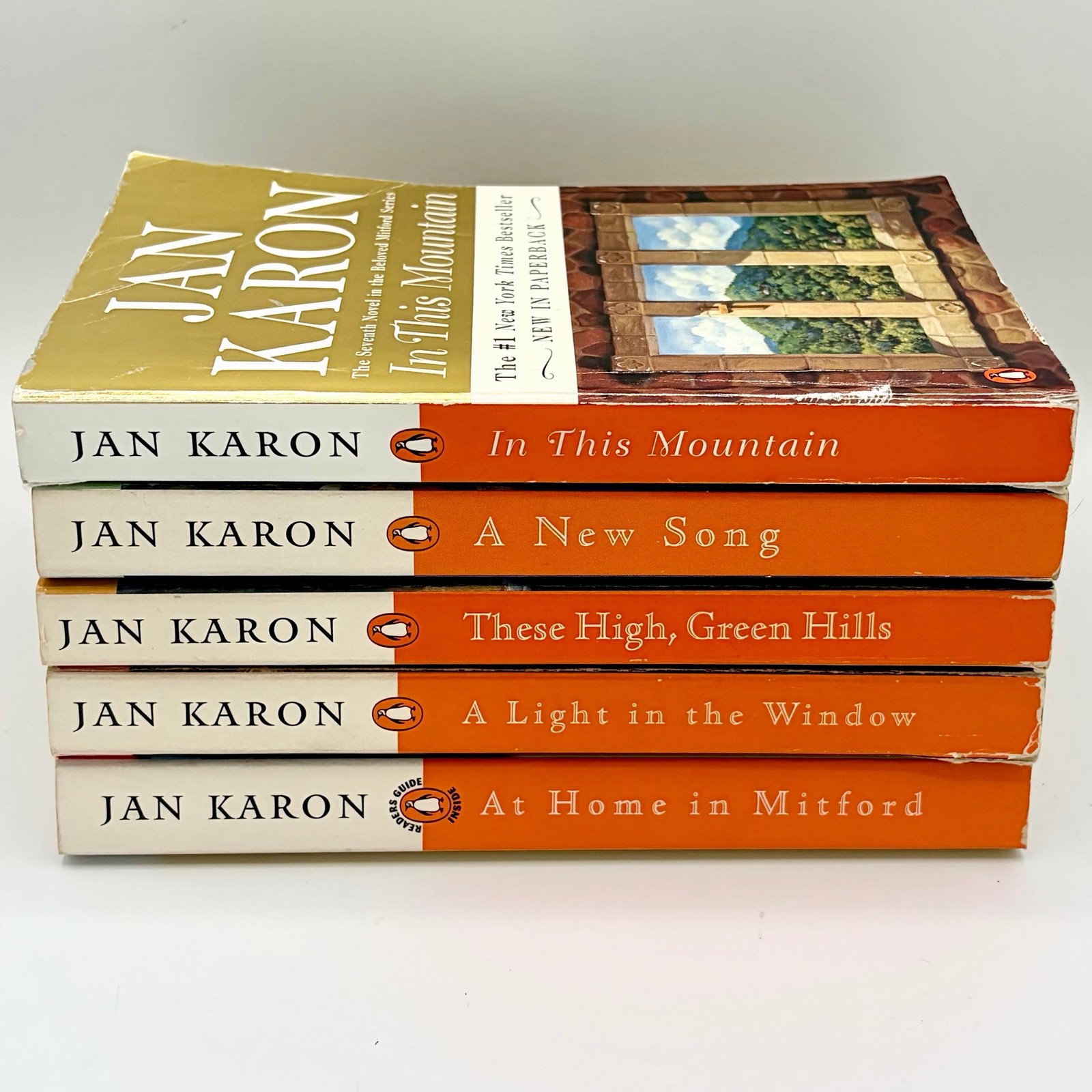Jan Karon Mitford Series Lot of 5 Books Paperback Book Penguin (1-3,5,7)