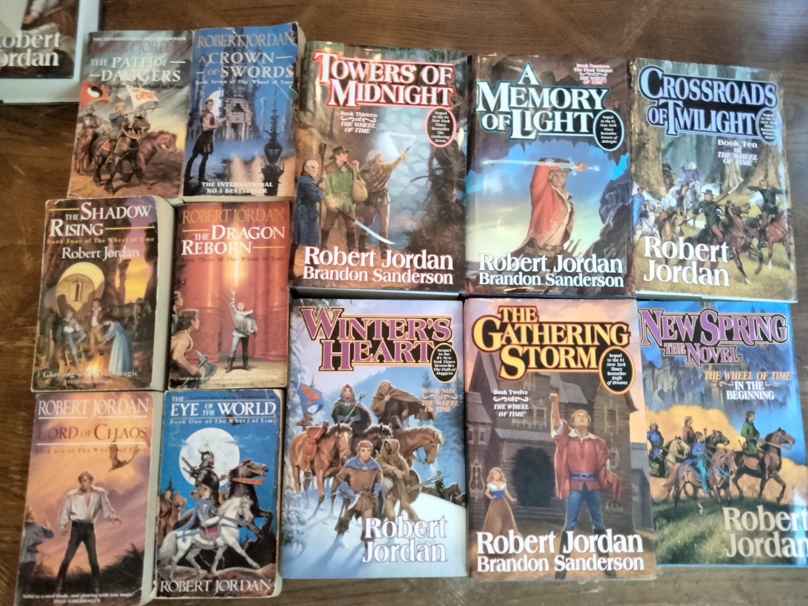 Wheel of Time by Robert Jordan Brandon Sanderson HC PB LOT of 14