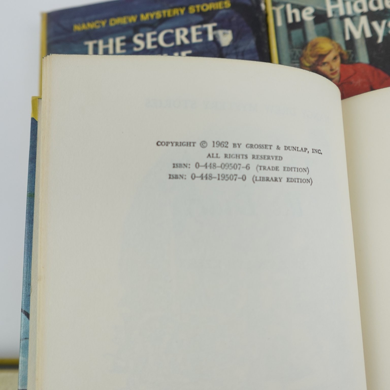 Nancy Drew Mystery Stories Lot 8 Books Carolyn Keene Vintage Grosset & Dunlap