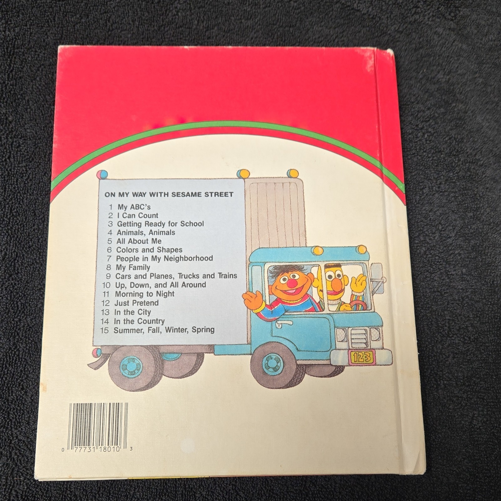 On My Way with Sesame Street: My ABC’s Hardcover Funk & Wagnalls 1989 Illus