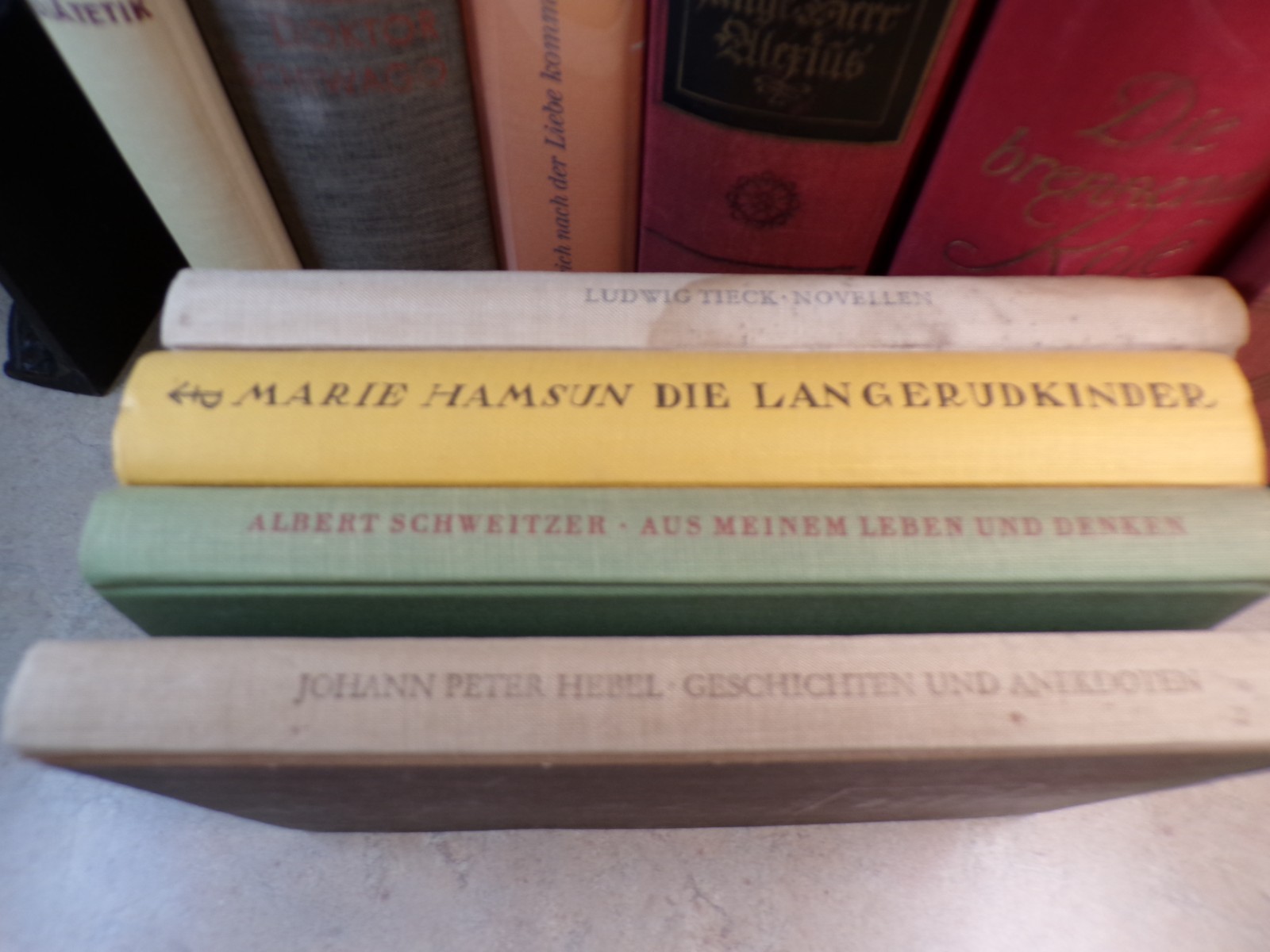 Lot of 17 Vintage German Books Bulk Lot Hardcovers Multicolored