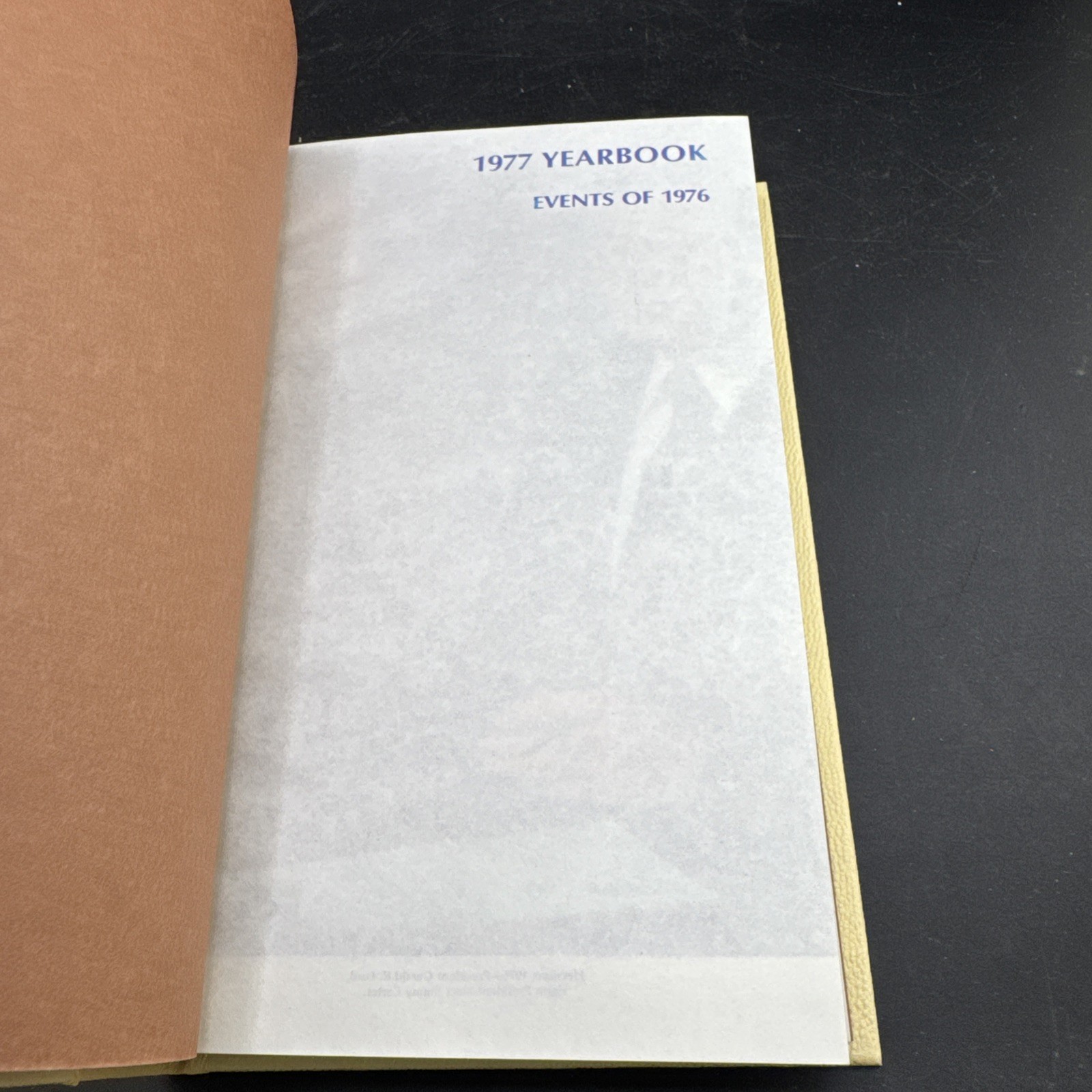 Funk Wagnalls Standard Reference Encyclopedia Yearbook Hardcover Events of 1976
