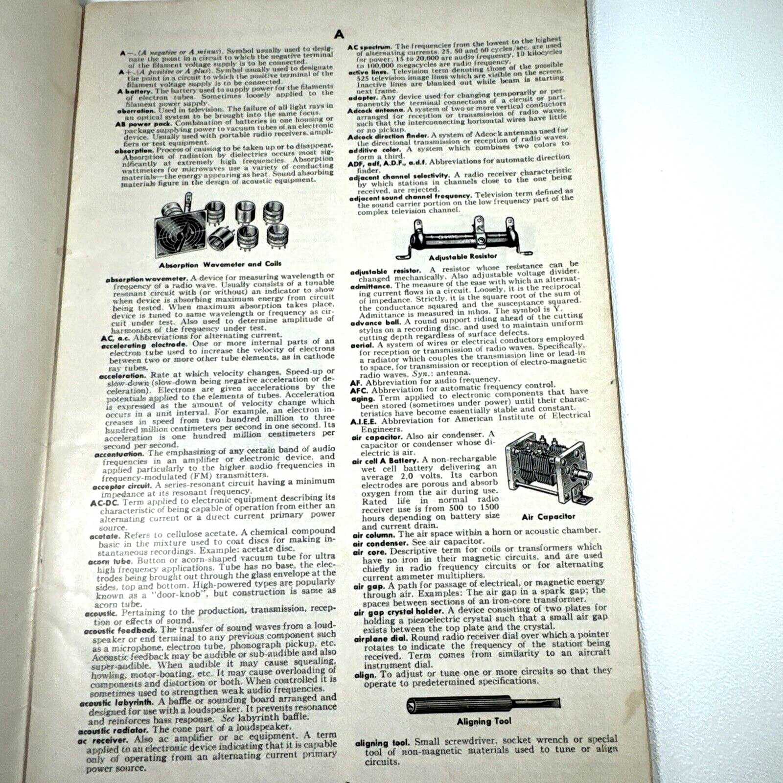 Vtg 1953 Dictionary Of Electronic Terms Published By Allied Radio Shack Read