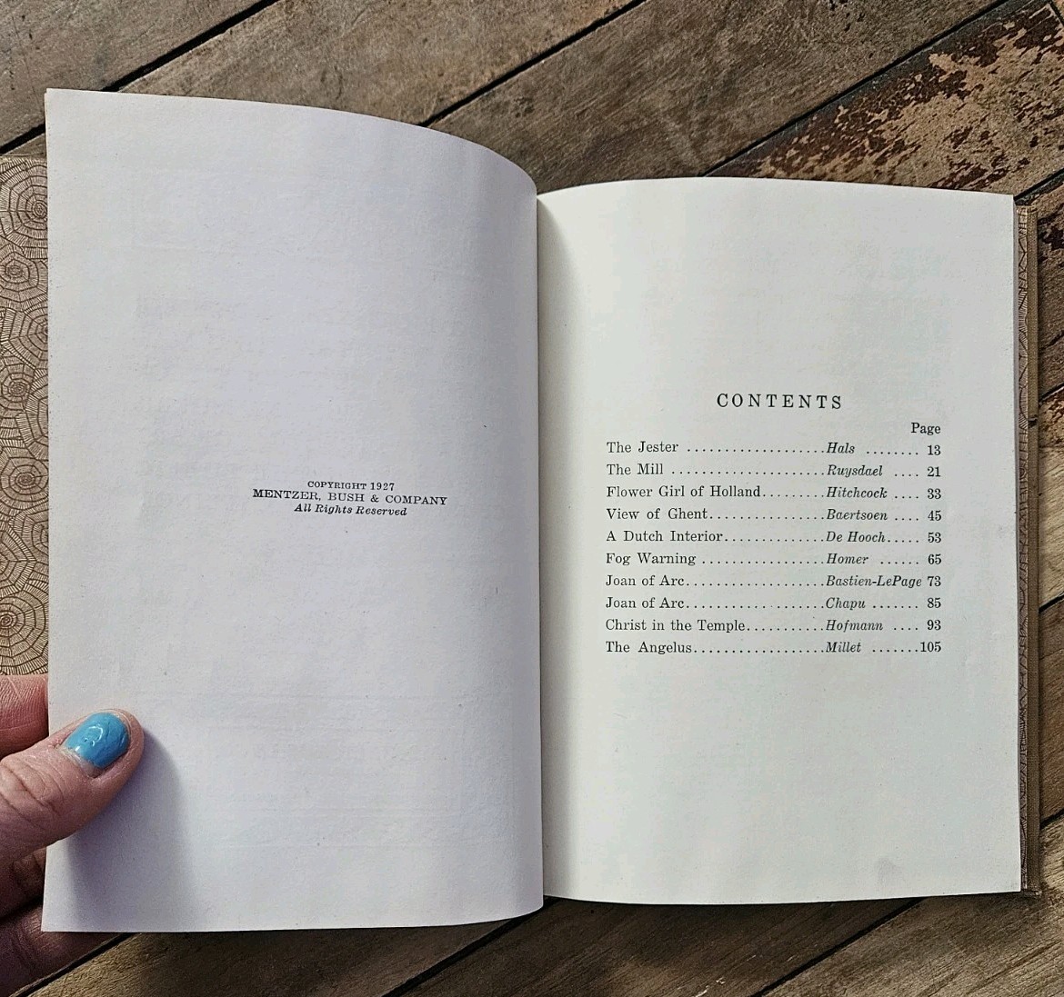 1927. 1st Ed Great Pictures And Their Stories Book Six – Katharine Morris Lester
