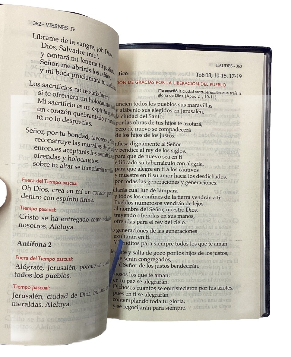 Liturgia De Las Horas Del Pueblo Letra Regular San Pablo. Liturgy Of The Hours