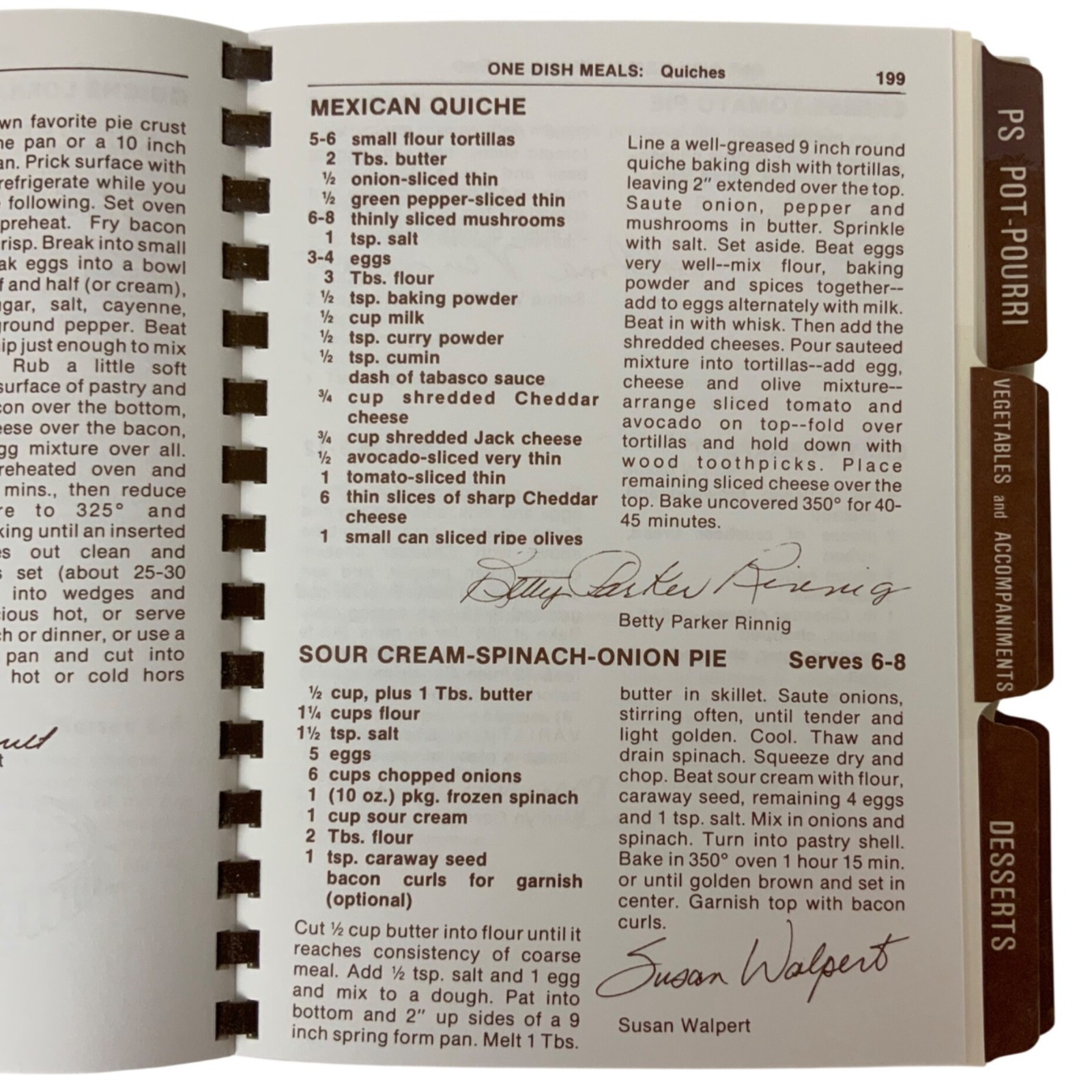 A Taste Of Palm Springs Cookbook 1993 Community Recipes By Celebrities Residents