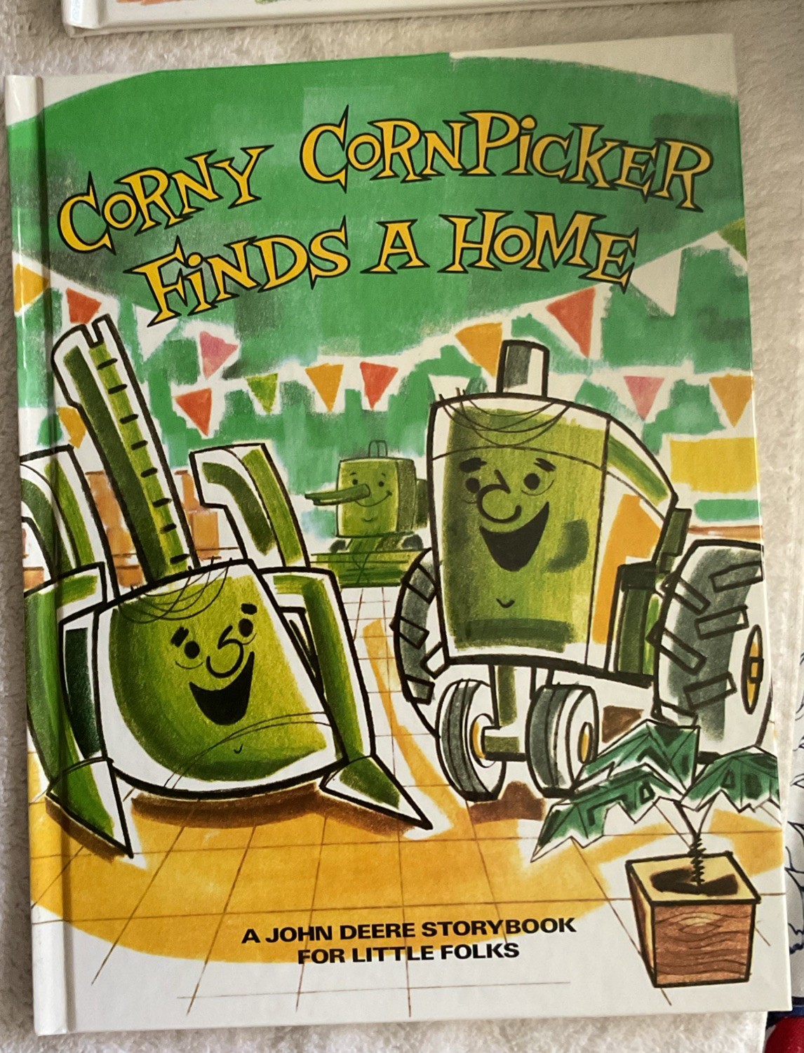 7 John Deere STORYBOOK FOR LITTLE FOLKS Books Johnny Tractor CORNY CORNPICKER ++