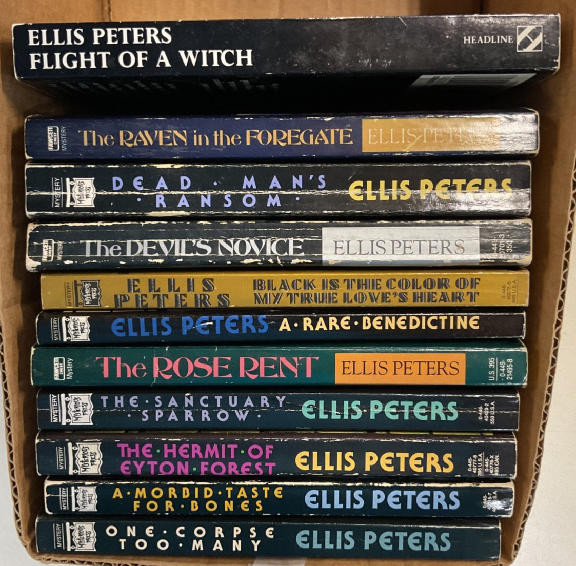 Ellis Peters PB lot of 11 Chronicles of Brother Cadfael