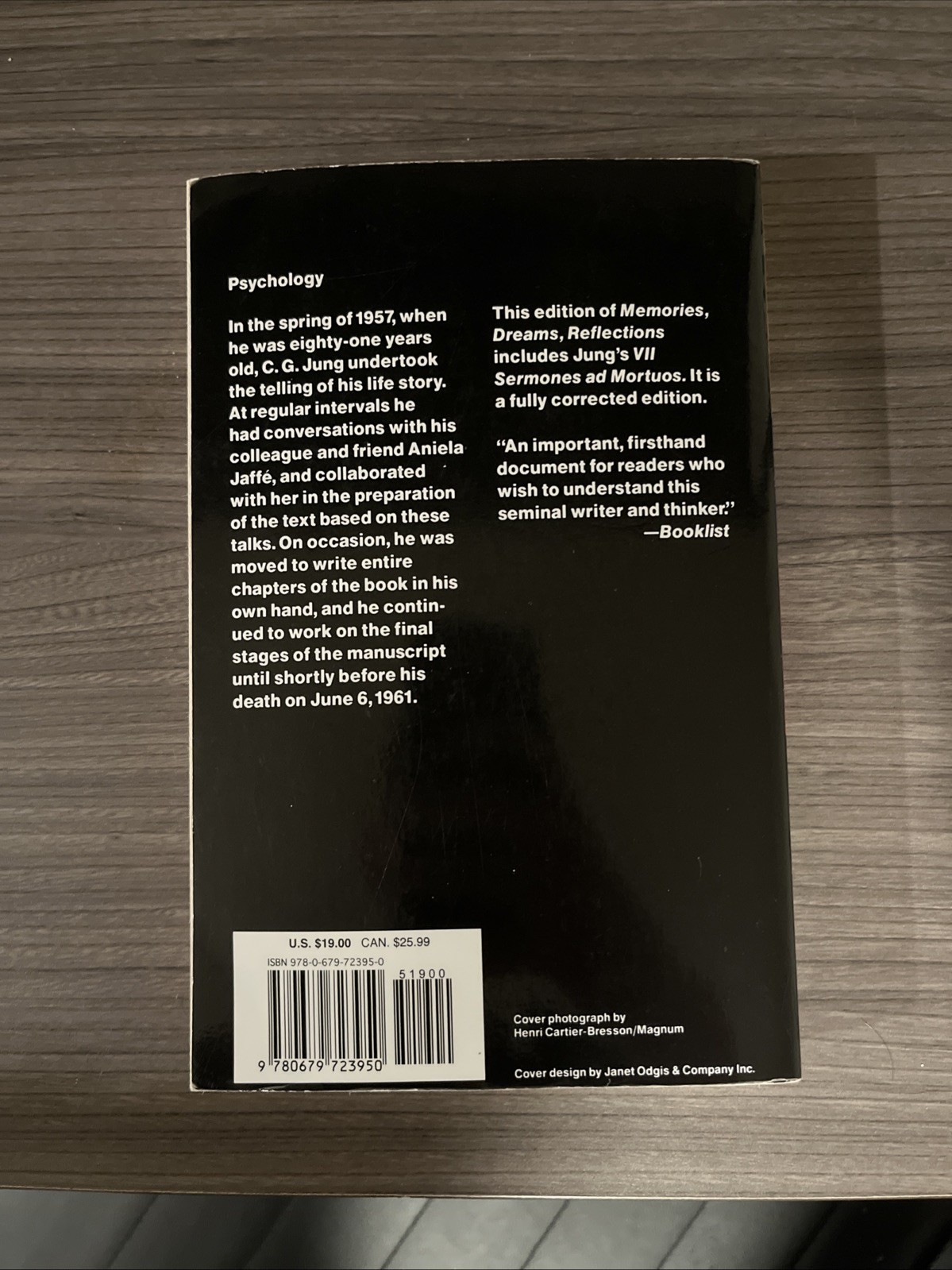 Memories, Dreams, Reflections by Carl G. Jung (1989, Trade Paperback)