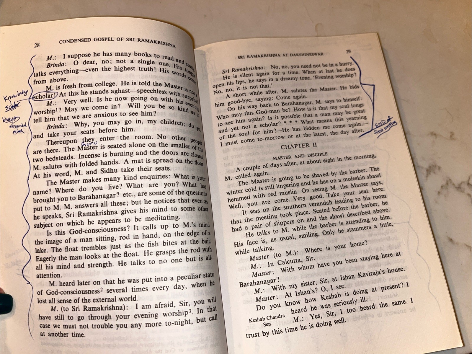 THE CONDENSED GOSPEL OF SRI RAMAKRISHNA According To M SC 1987