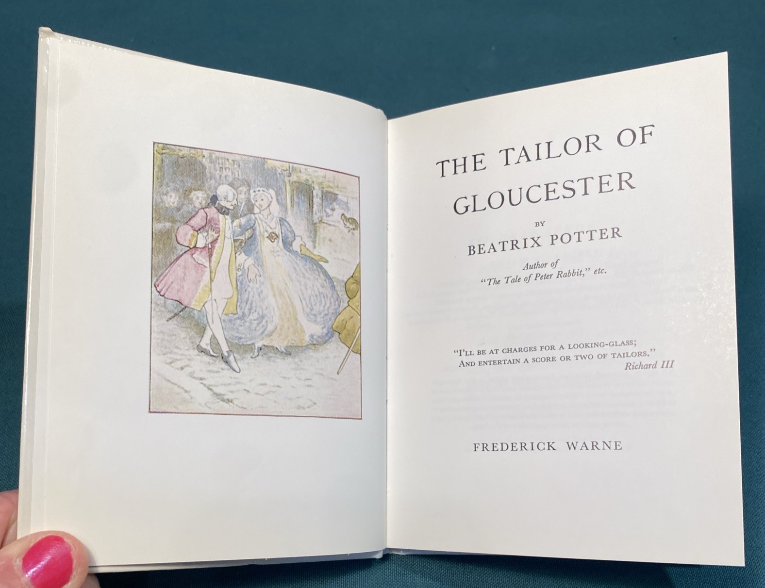 BEATRIX POTTER HARDBACKS ~ F. Warne & Co. ~ Small Matching Set 1-4 PETER RABBIT