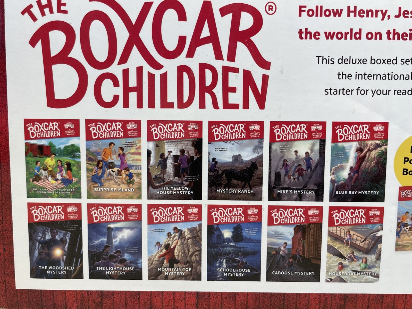 The Boxcar Children Mysteries Boxed Set Books 1-12 by Gertrude Chandler Warner