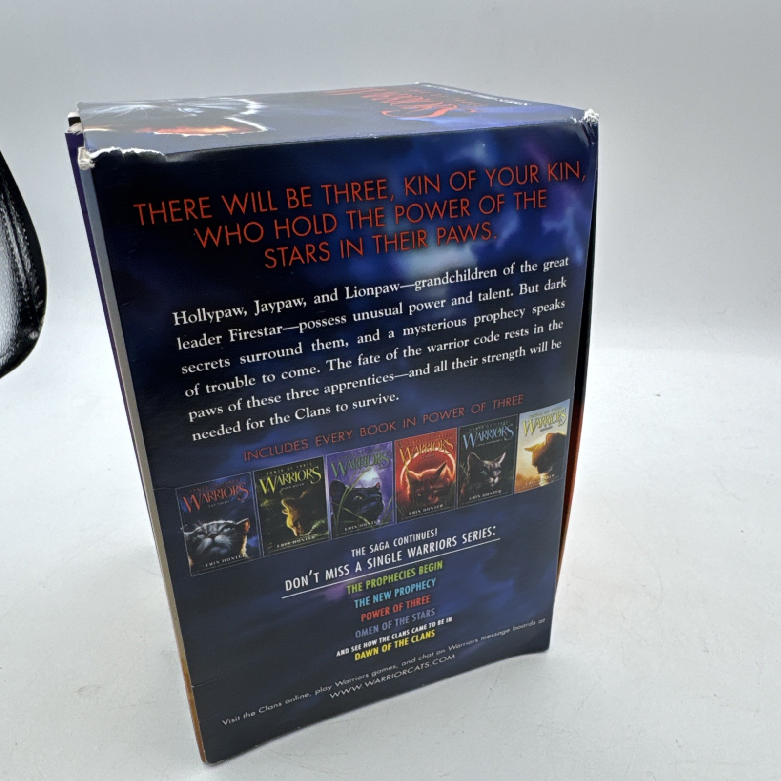 Warriors: Power of Three Box Set: Volumes 1 – 6 Paperback, by Hunter Erin