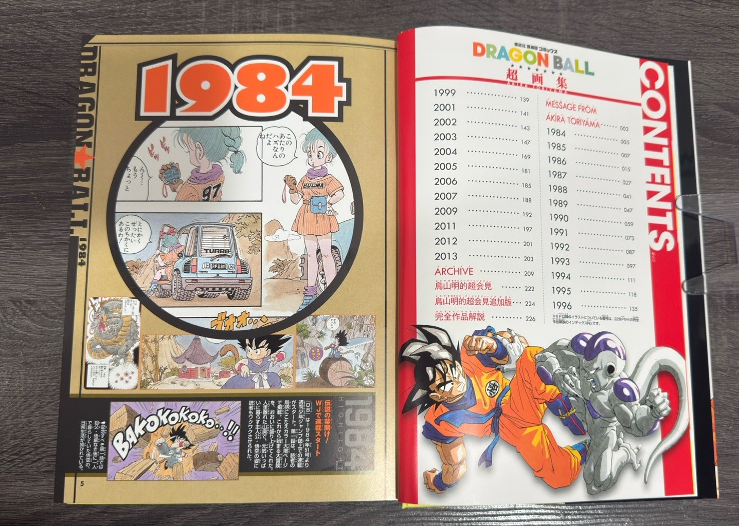 Dragon Ball Chogashu Super Art Book Akira Toriyama Japanese Import Shueisha