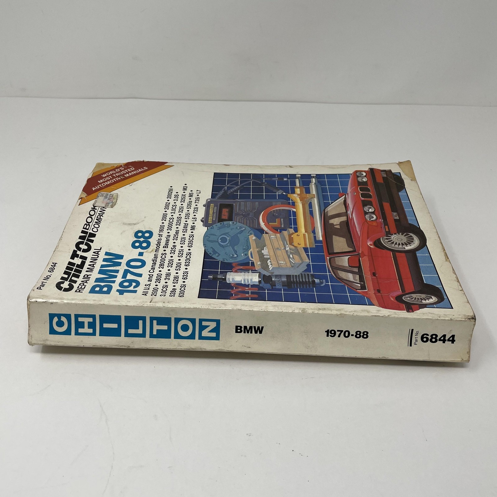 Chilton Book Company Repair Manual BMW 1970-88 1989 Paperback Part 6844